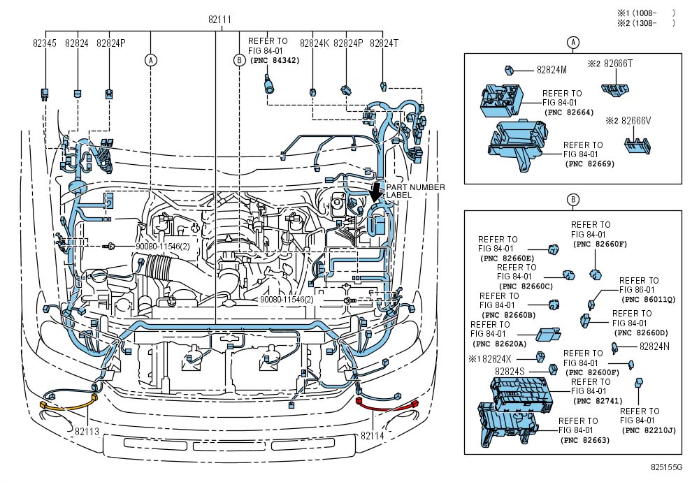 Toyota Tundra Wire  Engine Room Main  Wiring  Wiring